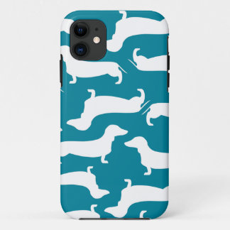 Schattig Dachshund Patroon Perfecte Cadeau voor Do iPhone 11 Hoesje