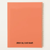 Schattig daisy met patroon | Gepersonaliseerde jaa Planner (Achterkant)