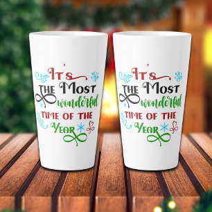 Schattig 'De meest wondere tijd' Kerstmis  Latte Mok