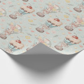 Schattig deerpapier cadeaupapier (Hoek)