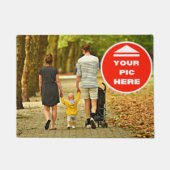 Schattig! Deurmat - gepersonaliseerd - 18" x 24" (Voorkant)