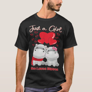 Schattig dier Gezegde gewoon een meisje dat houdt T-shirt