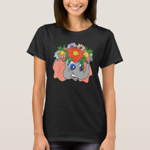 Schattig dier in de dierentuin Tuin Bloemen Afrika T-shirt