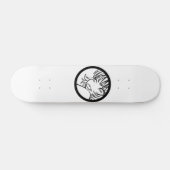 schattig dier skateboard (Horizontaal)