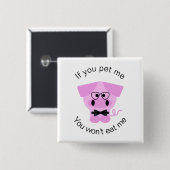 Schattig Dierenrechten Pin Button (Voorkant /achterkant)