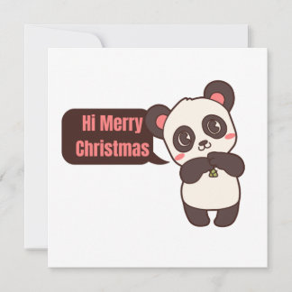 schattig diervriendelijk panda " kerst panda "