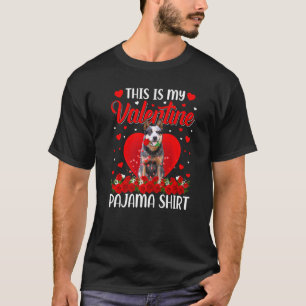 Schattig Dit Is Mijn Valentijnsdag Australische Ru T-shirt