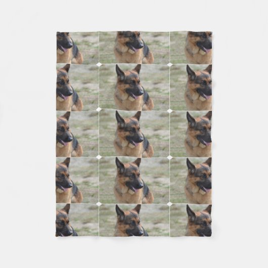 Schattig-Duitse herder Fleece Deken (Voorkant)