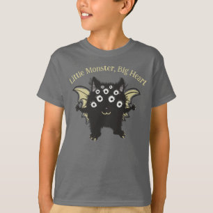 Schattig Duivel Karakter - Klein Monster Groot Har T-shirt
