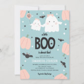 Schattig 'een beetje BOO is bijna te doen' Meisje  Kaart (Voorkant)