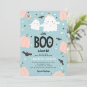 Schattig 'een beetje BOO is bijna te doen' Meisje  Kaart (Staand voorkant)