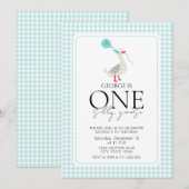 Schattig Een Gekke Gans Verjaardag Kaart (Voorkant / Achterkant)