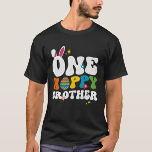 Schattig Een Hoppy Broer Konijntje Paasdag Ei Koni T-shirt