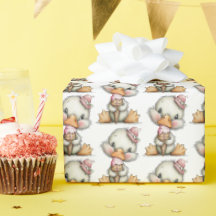 Schattig Eendje met Roze Ijsfeestje