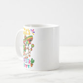 Schattig Eenhoorn Cinco De Mayo Laten we Feestvier Koffiemok (Voorkant links)