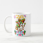 Schattig Eenhoorn Cinco De Mayo Laten we Feestvier Koffiemok (Links)