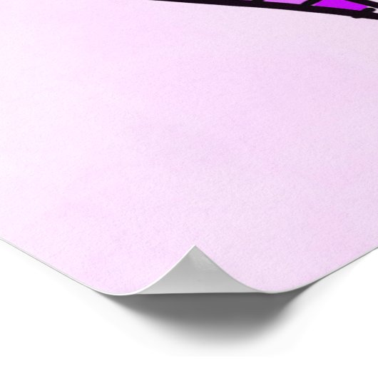 Schattig eenhoorn in hartvormige bril poster (Hoek)