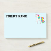 Schattig Eenhoorn Post-it® Notes (Op bureau)