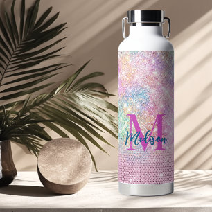 schattig eenhoorn roze nepschitterende rijnsteen m waterfles