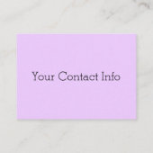 Schattig eenvoudig kat Visitekaartje (Achterkant)