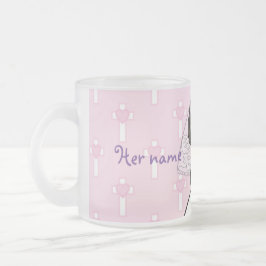 Schattig Eerste Heilige Communie kleine meisje naa Matglas Koffiemok