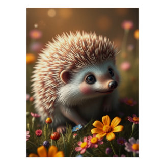 Schattig egel Poster Perfect Poster