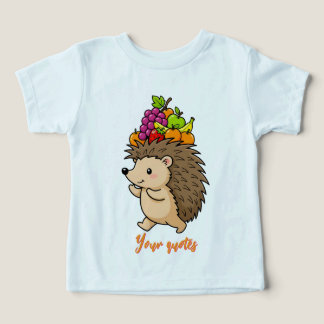 Schattig Egeltje met Vers Fruit