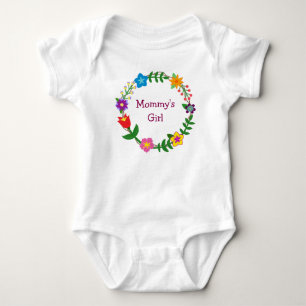 Schattig Elegante Moeder-dochter Liefde Bloemen Romper