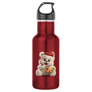Schattig en Aardig Teddybeerontwerp Waterfles