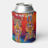 Schattig en kleurrijk Geen Prob Llama Koelbox Blikjeskoeler (Blikje Achterkant)
