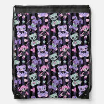 Schattig en knus Pastel Goth Voodoo Popje