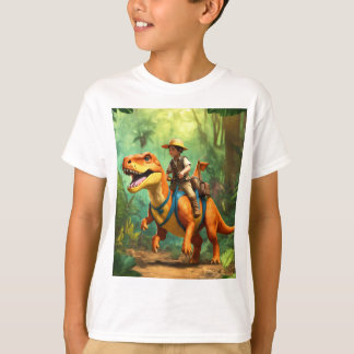 Schattig en schattig dinosaurus design T-shirt