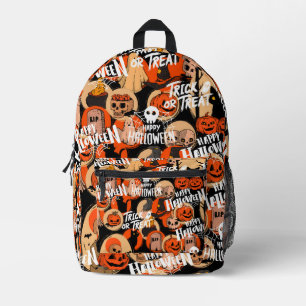 Schattig & eng Halloween griezelige sfeer Bedrukte Rugzak