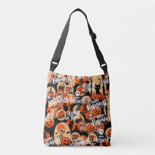 Schattig & eng Halloween spooky vibes Crossbody Tas