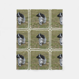 Schattig Engels Cocker Spaniel Fleece Deken