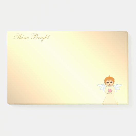 Schattig engeltje post-it® notes (Voorkant)