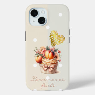 Schattig Faith Dot Fruit Bloemige Cupcake Gouden H