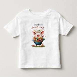Schattig Fantasie Varken "Ik Was Liever Aan Het Tu Kinder Shirts