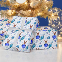 Schattig Festief Blauw Kerstrendier