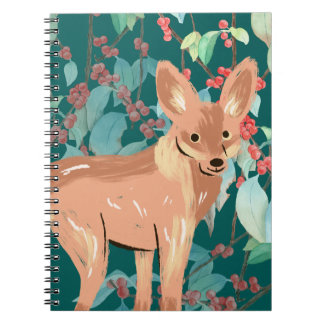 Schattig Fox Notitieboek Hoesje – Natuur-geïnspire