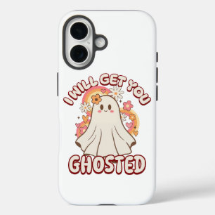 Schattig Funny Ghost - Schattige Valentijn Ghost iPhone 16 Hoesje