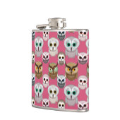 Schattig geïllustreerd gebruikerspatroon heupfles (Links)