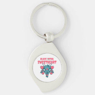 schattig geitenkop baphomet sleutelhanger
