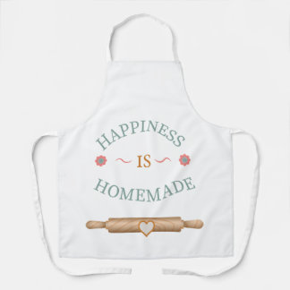 Schattig Geluk Is Thuisgemaakte Bakquote Schort