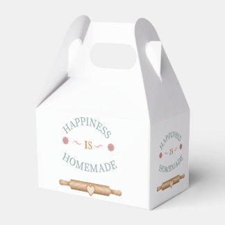 Schattig 'Geluk Komt Uit Huisgemaakte Bakkerij' Ci Bedankdoosjes