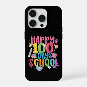 Schattig gelukkig 100 dagen school eerste dag van  iPhone 15 pro hoesje