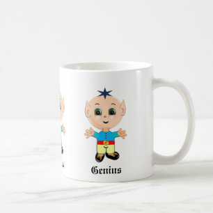Schattig Genie Elfen & Kalligrafie Koffiemok