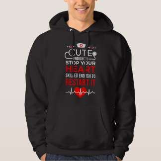 Schattig genoeg om je hart te stoppen Vaardig geno Hoodie