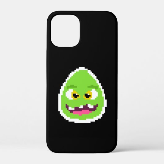 Schattig gepixelde eimonster Case-Mate iPhone case (Achterkant)