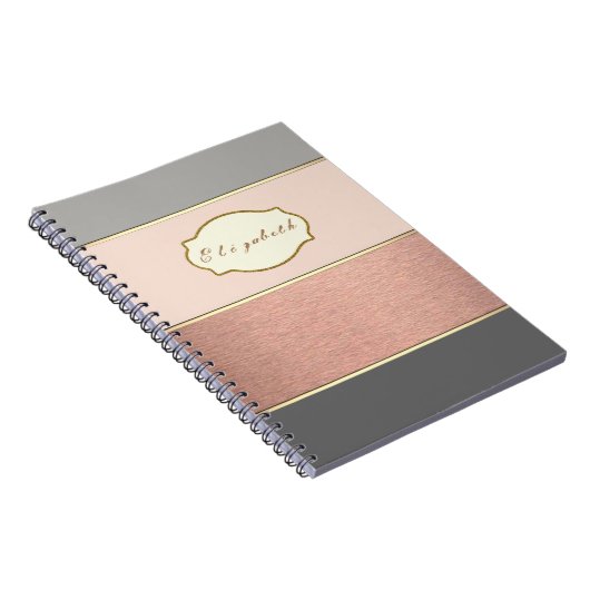 Schattig gestreept, kleurrijk - persoonlijk notitieboek (Rechterzijde)